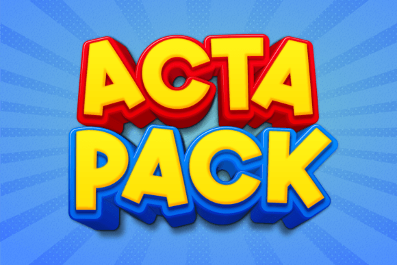 Acta Pack: A Playful Display Font That Brings Handmade Designs to Life
