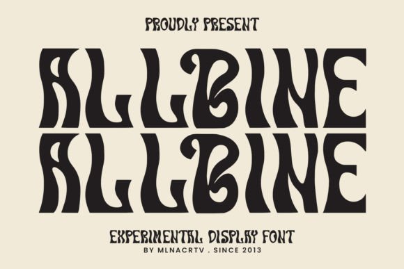 Allbine Font: A Web Designer’s Creative Display Typeface for Digital Branding