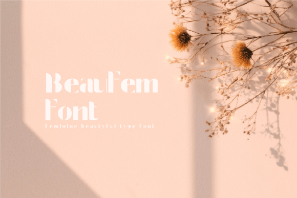 Beaufem: A Soft, Feminine Display Font for Elegant Branding