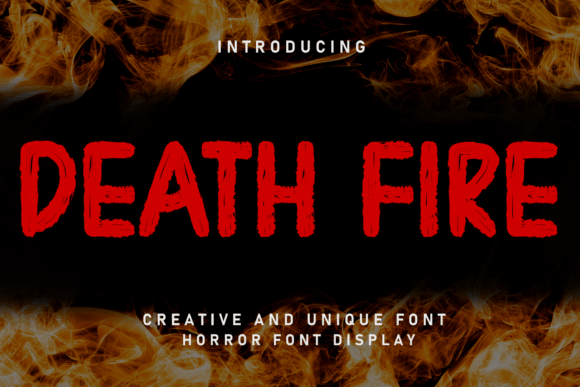 Death Fire: A Bold Display Font for High-Impact Design Projects