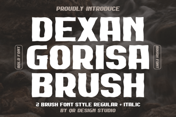 Dexan Gorisa Brush: A Bold Display Font for Real Branding Projects