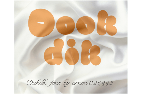 Dookdik: A Display Font That Adds Personality to Campaign Visuals