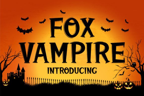 Fox Vampire: A Playful Display Font for Web Designers