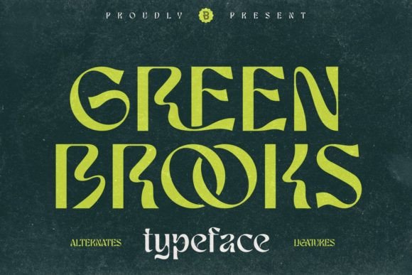 Green Brooks: A Designer’s Take on This Unique Display Font