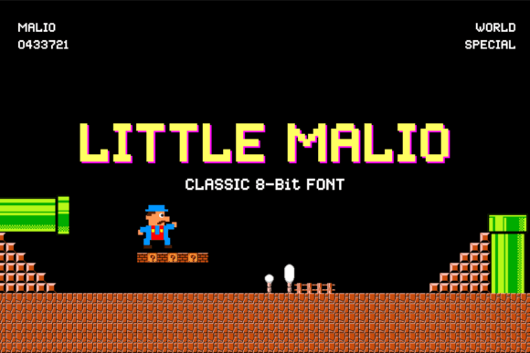 Little Malio: A Pixelated Typeface for Nostalgic Editorial Design