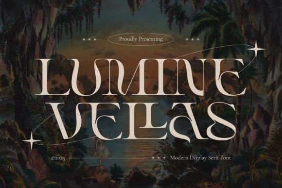 Lumine Vellas: A Modern Serif Font for Elegant Editorial Design