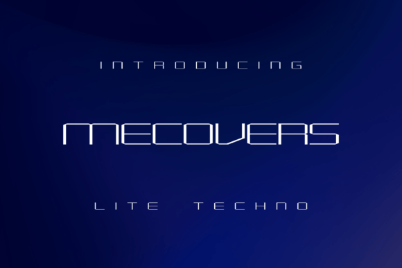 Macovers: A Techno-Lite Font That Elevates Modern Branding