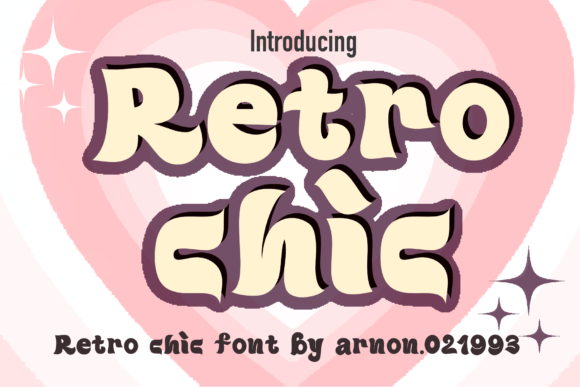 Retro Chic: The Playful Display Font That Elevates Campaign Visuals