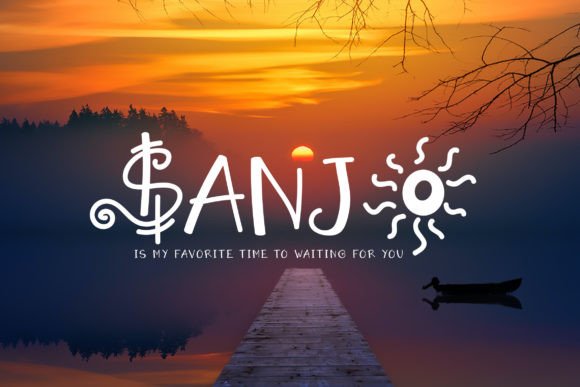 Sanjo: A Handwritten Display Font That Brings Heart to Every Craft