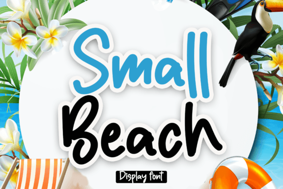Small Beach: A Lighthearted Display Font for Editorial Design and Digital Publishing