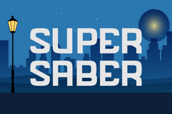 Super Saber: The Display Font That Powers Bold Campaign Visuals