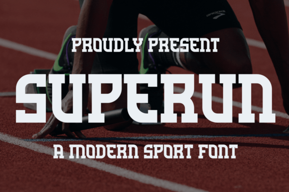 Superun: A Bold Display Font for Modern Editorial Design
