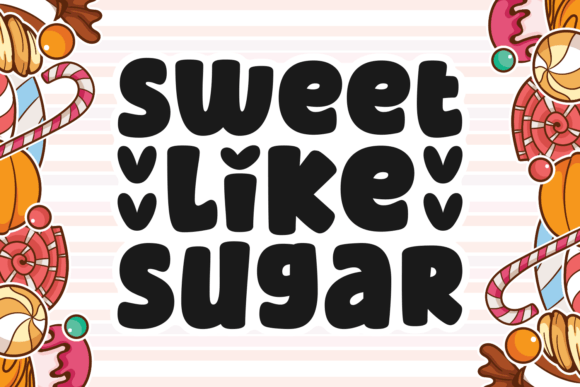 Sweet Like Sugar: A Bold Display Font for Modern Marketing Design