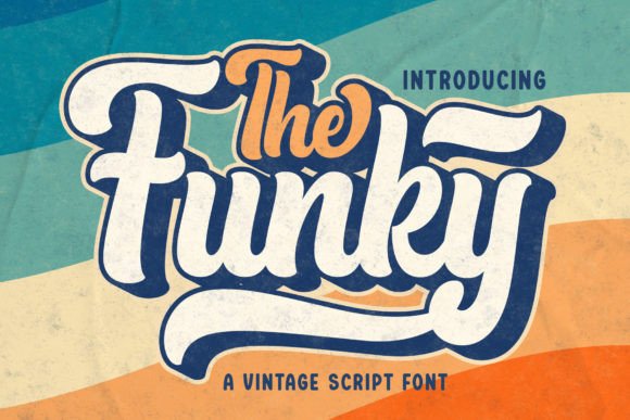The Funky: A Vintage Script Font That Elevates Editorial Design