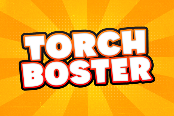 Torch Boster: A Bold Display Font for Memorable Branding Projects